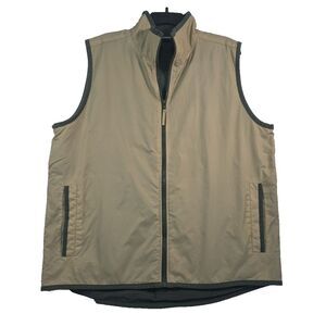 Vintage Pro Spirit Wind Breaker Vest Full Zip Men's Size Large Made in Russia
